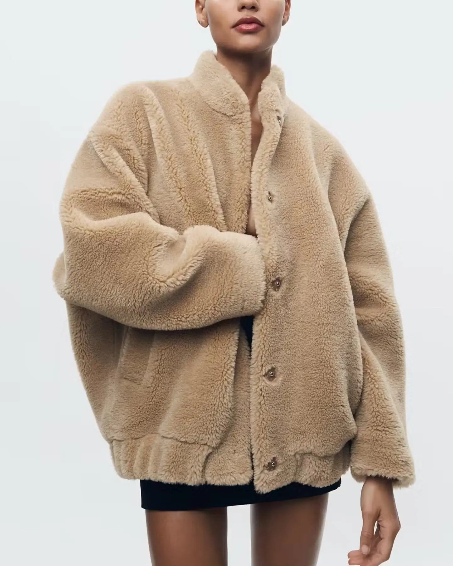 Teddy | Weiche Teddybär-Jacke für Damen