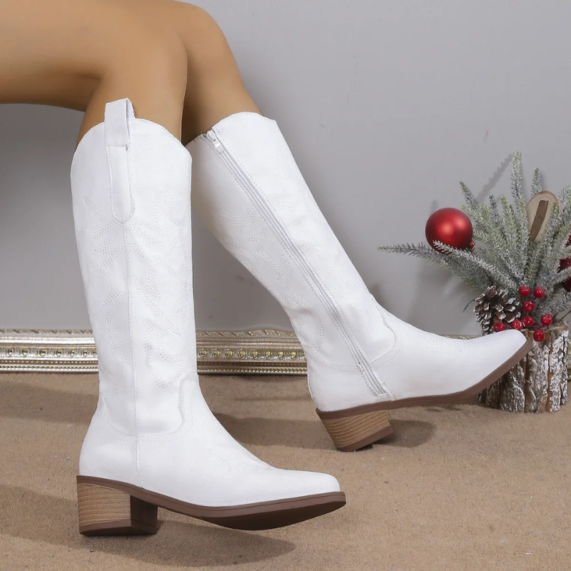 Kesha | Cowboy-Boots aus Denim
