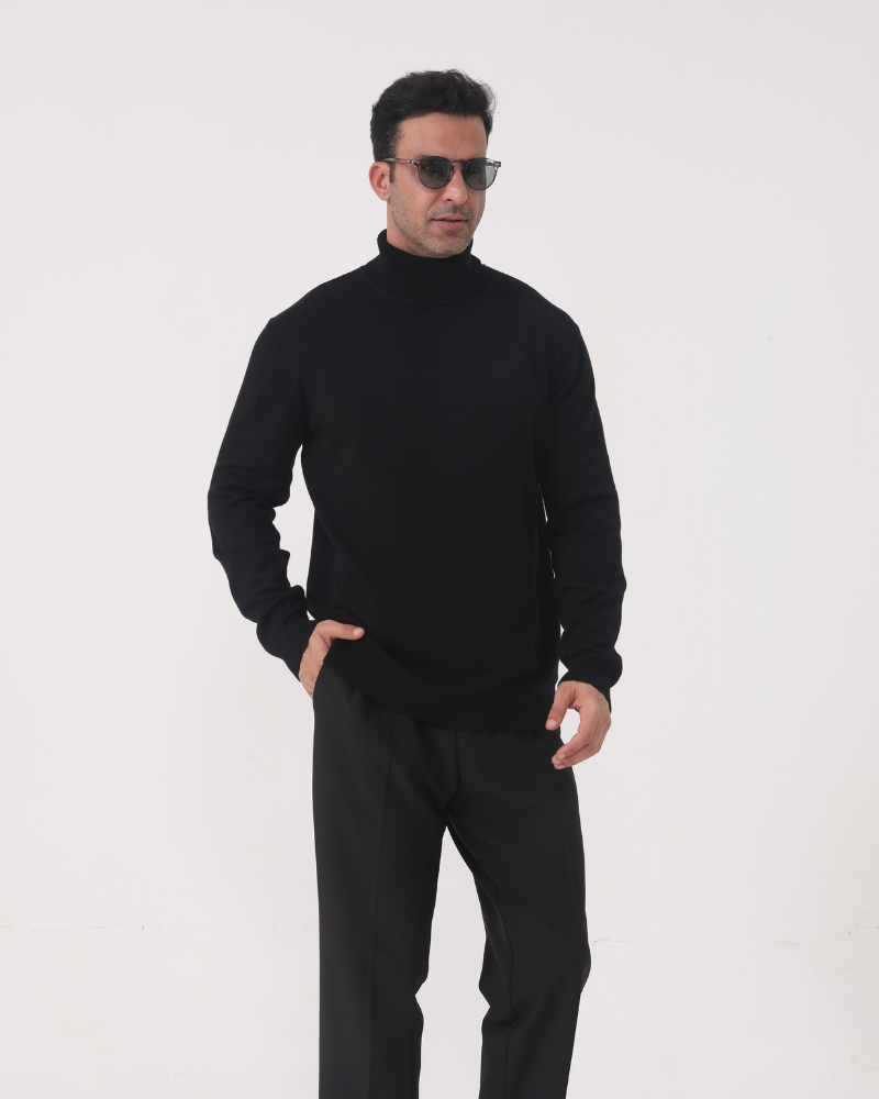 Cameron | Slim Fit Herren Rollkragen Strickpullover