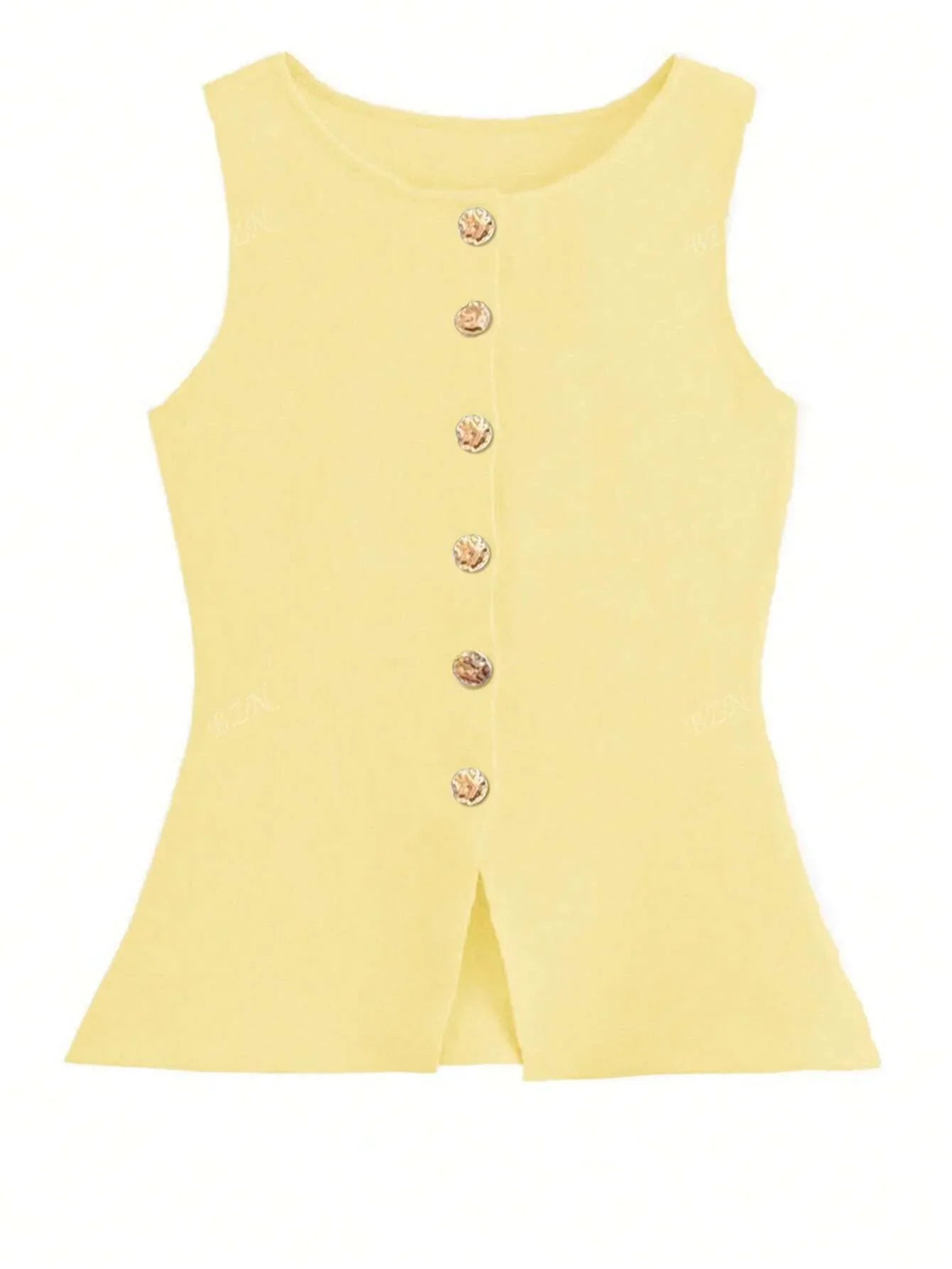 Ärmelloses Tailor-Weste mit Knöpfen – Feminin, Edel & Vielseitig