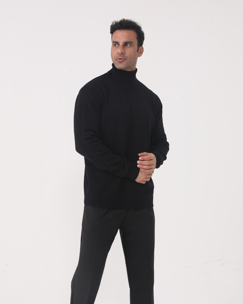 Cameron | Slim Fit Herren Rollkragen Strickpullover