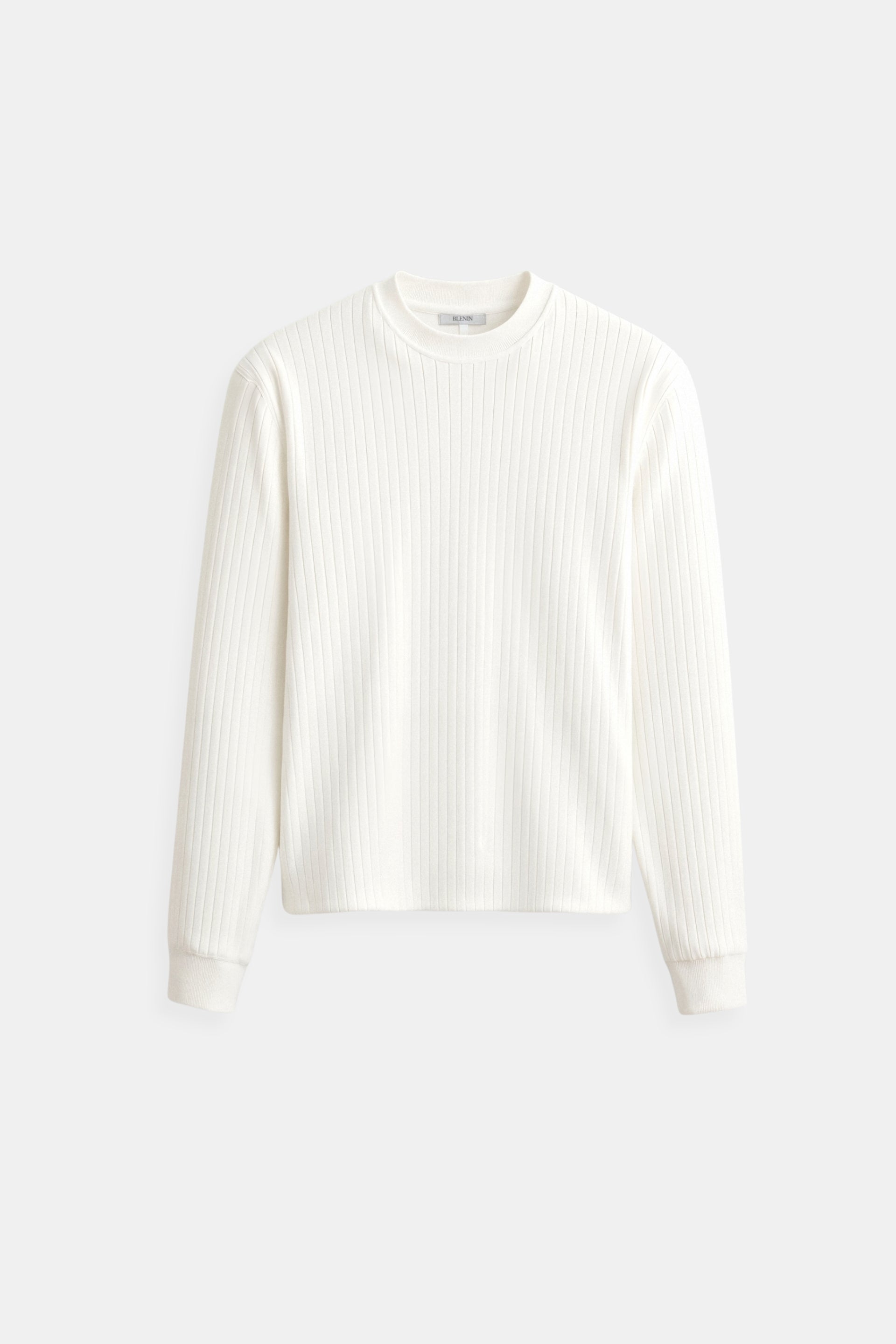 Luca | Feinripp-Langarmshirt für Herren – Minimalistisch & Vielseitig