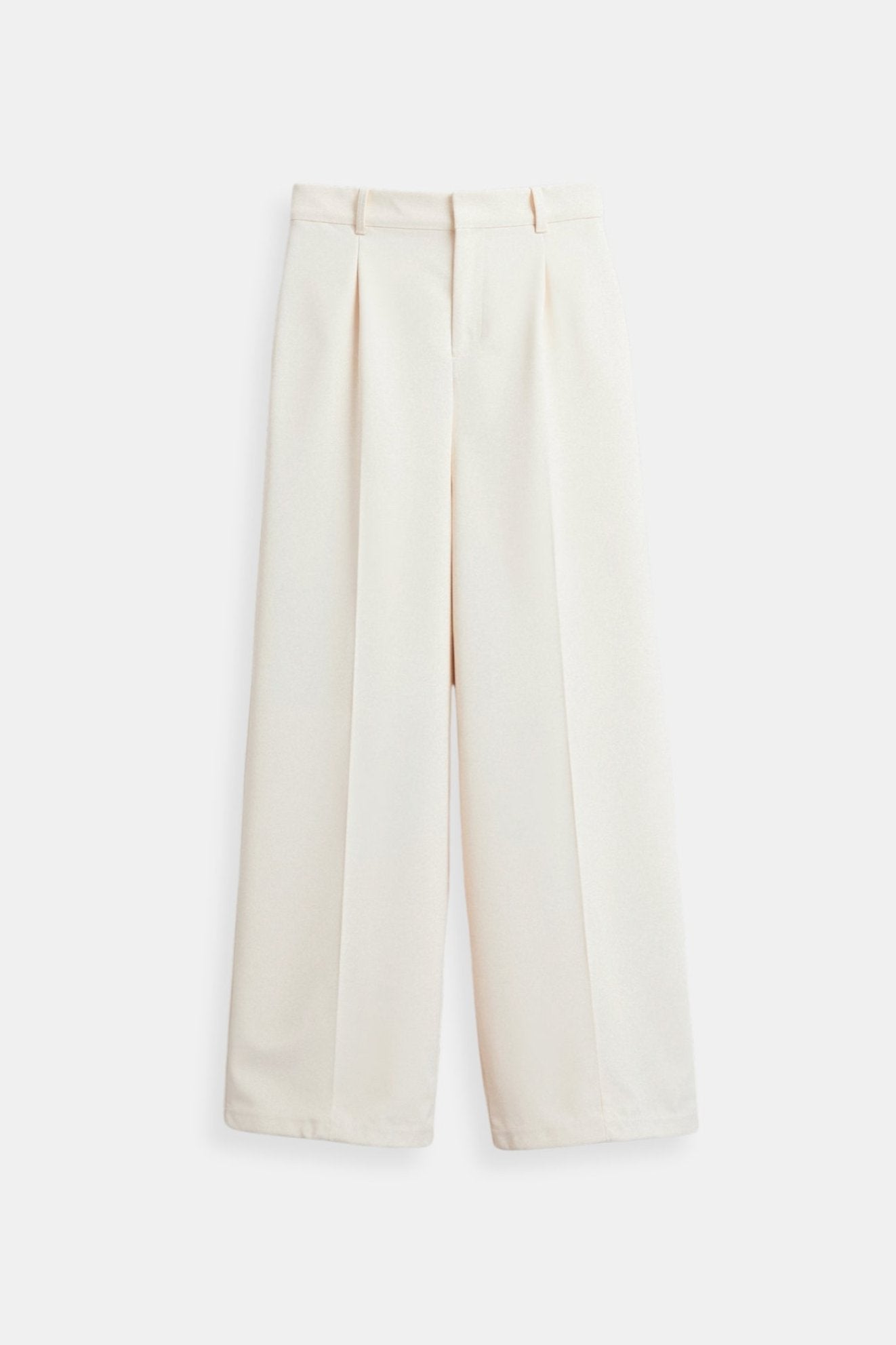 Elegante Damenhose mit weitem Schnitt und Bundfalten