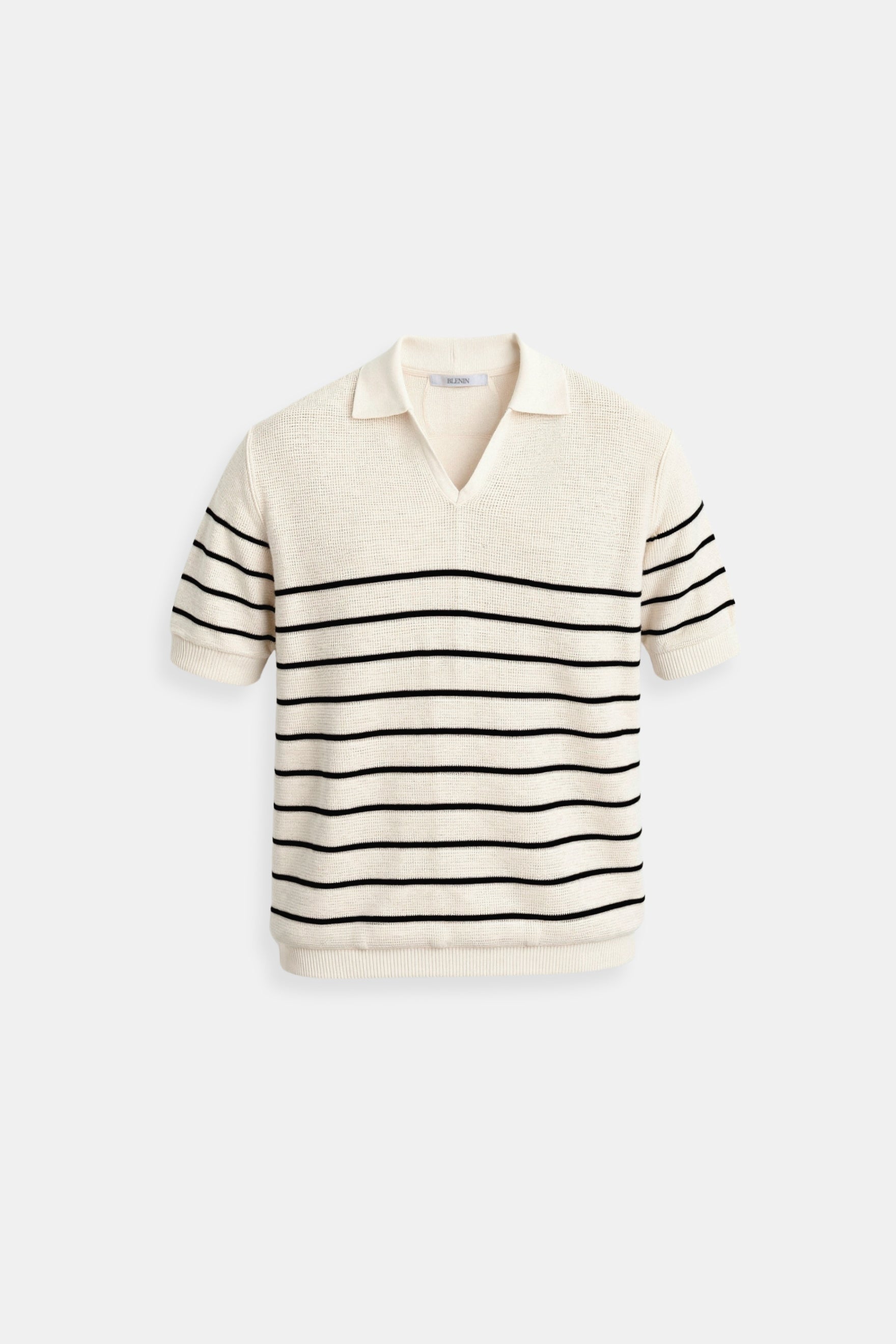 Gestreiftes Herren-Poloshirt mit kurzen Ärmeln – Zeitlos &amp; Vielseitig