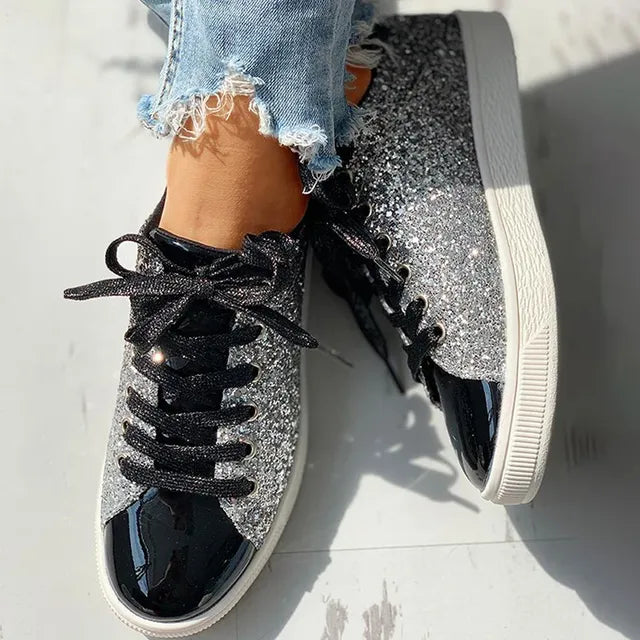 Aria - Eleganter Glitzer Freizeitschuh für Damen