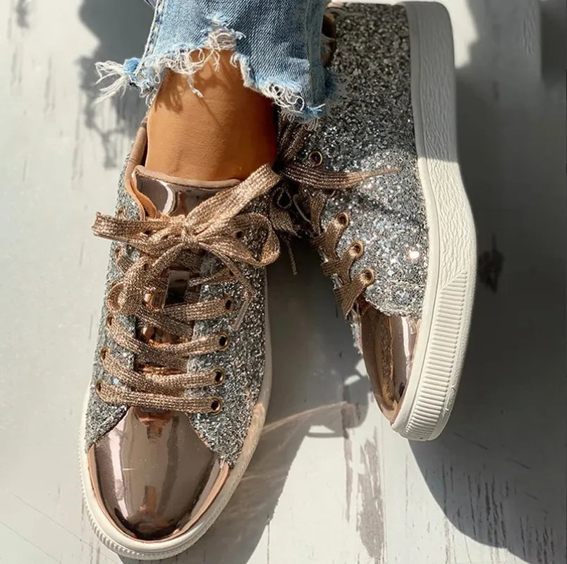 Aria - Eleganter Glitzer Freizeitschuh für Damen