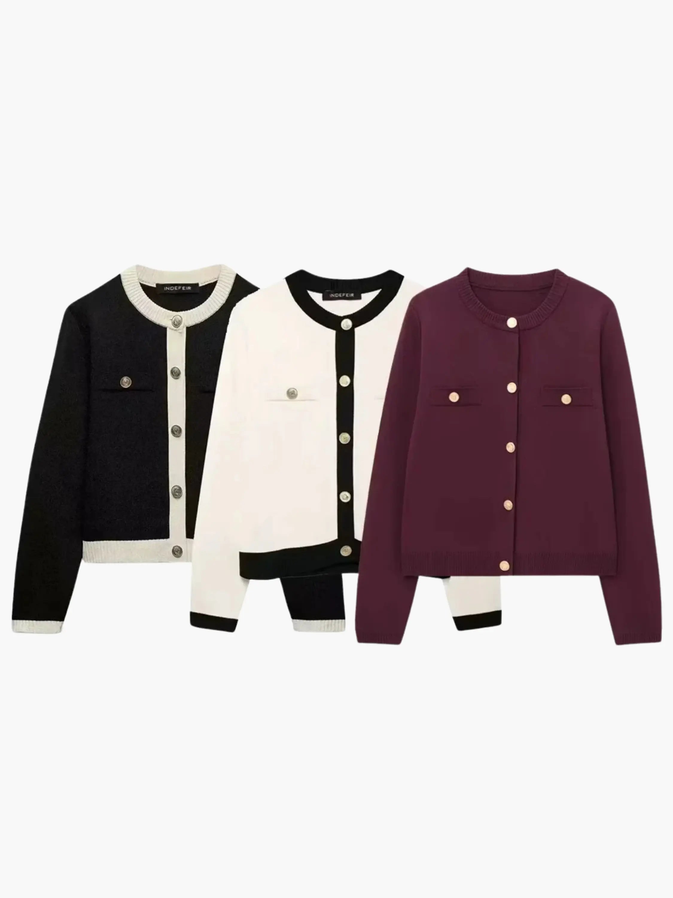 Kristina | Strickjacke mit Knopfleiste