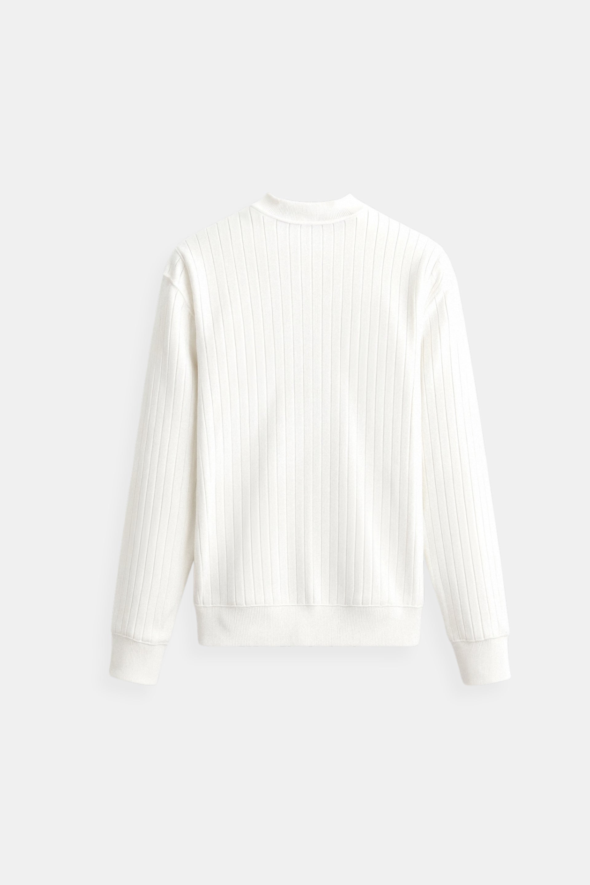 Luca | Feinripp-Langarmshirt für Herren – Minimalistisch & Vielseitig