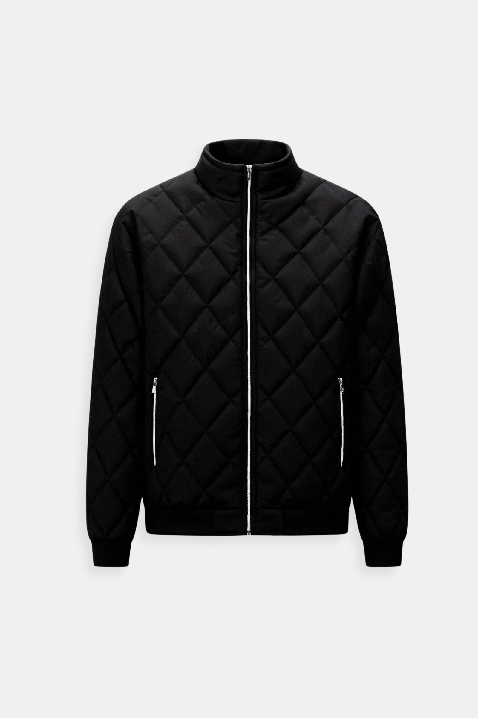 Alessandro | Klassische Herren-Steppjacke in Schwarz