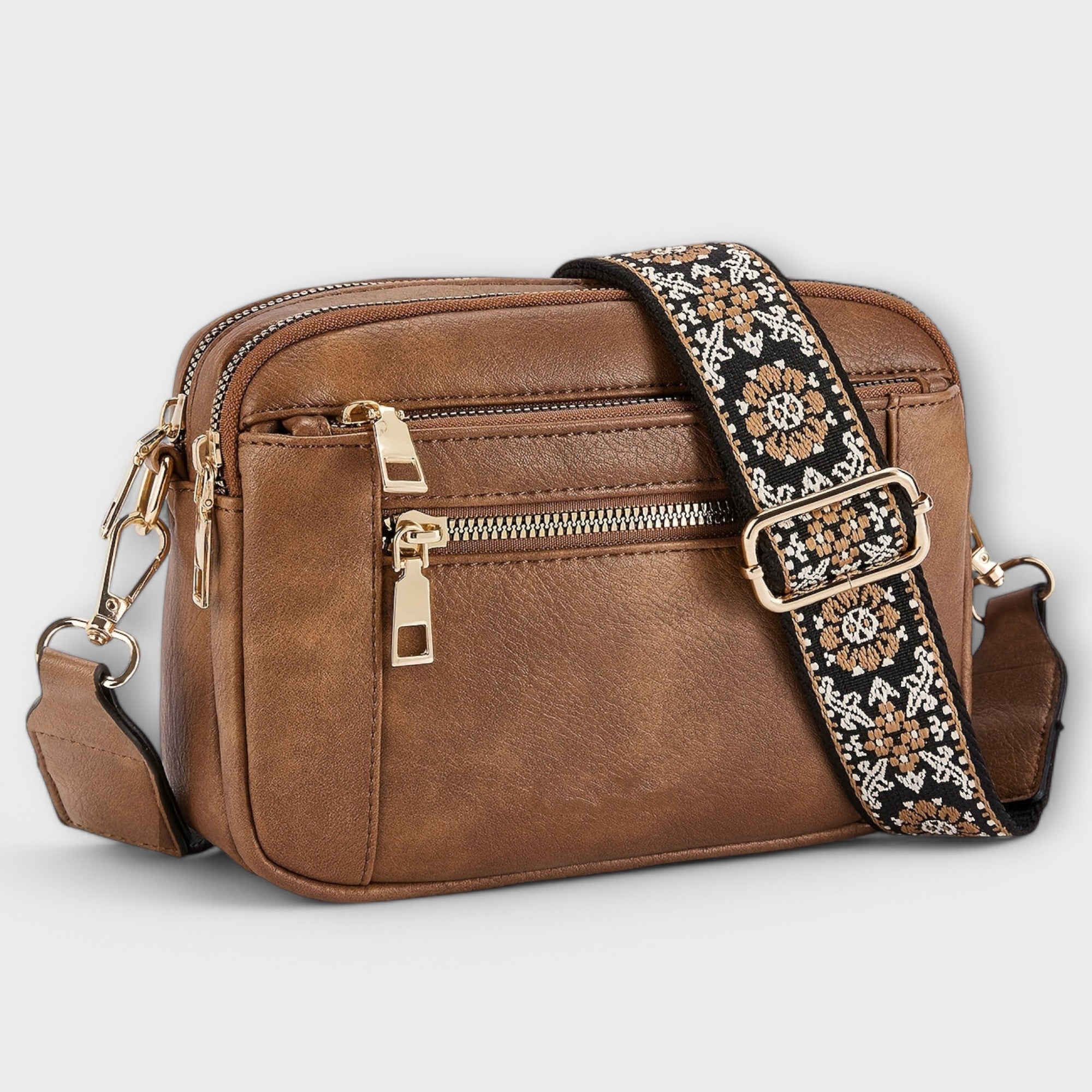 Lora. - Crossbody Tasche aus veganem Leder
