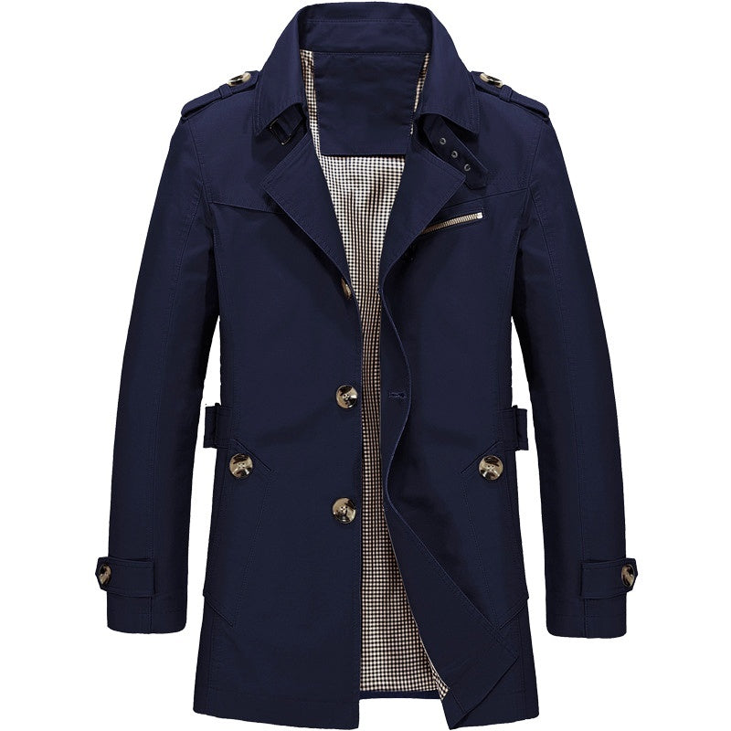Jens | Herren Trenchcoat – Klassisch, Stilvoll & Vielseitig