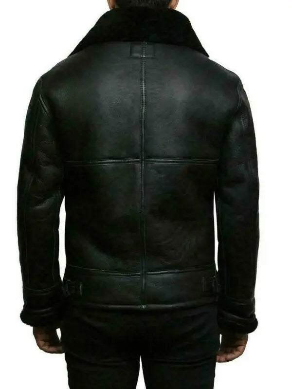 Noah | Luxuriöse Shearling-Lederjacke