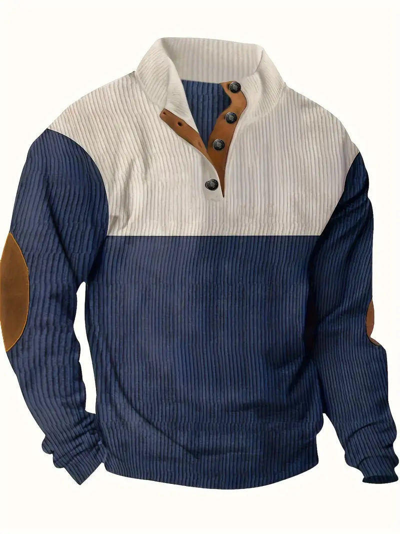 Manfred | Stylischer Color-Block Pullover