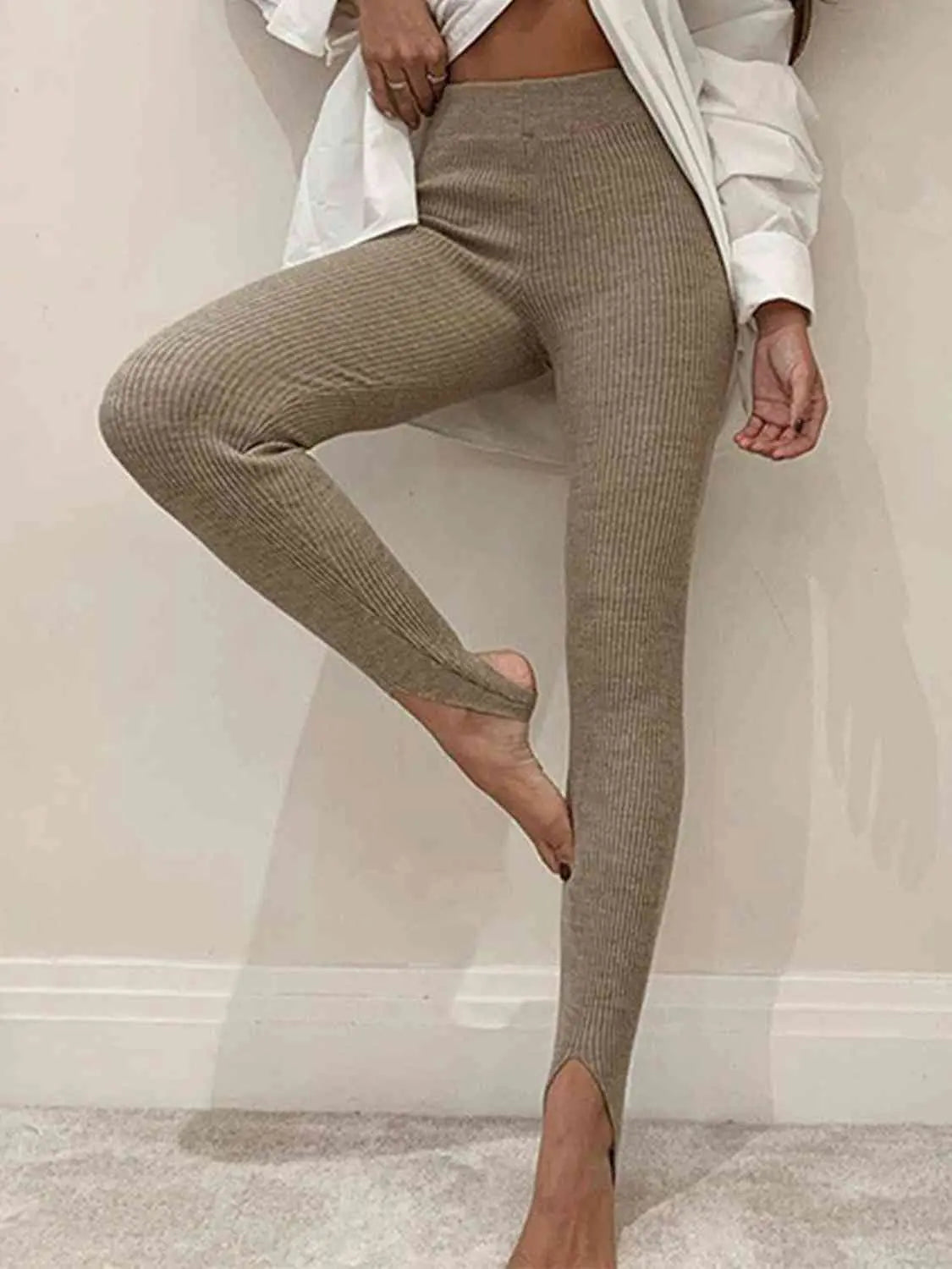Clara | Gerippte Mid-Waist-Leggings – Komfort und Stil für Jeden Tag