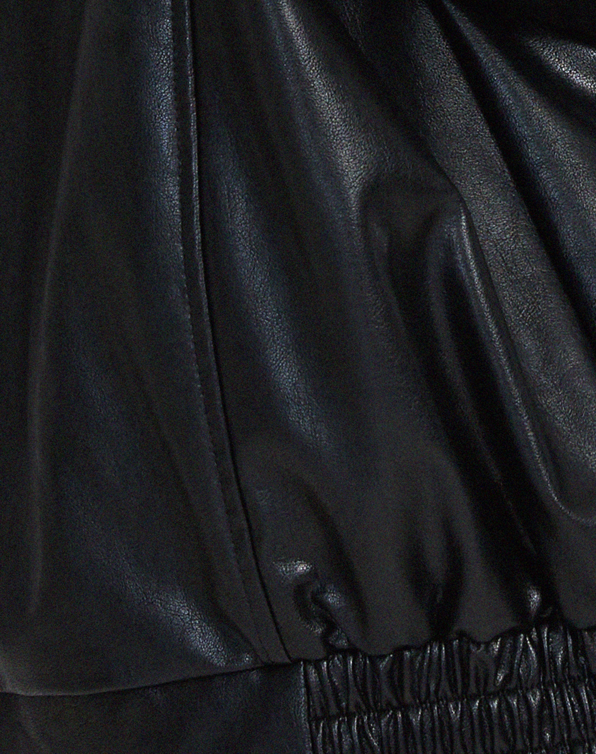 Clara | Oversized-Kunstlederjacke