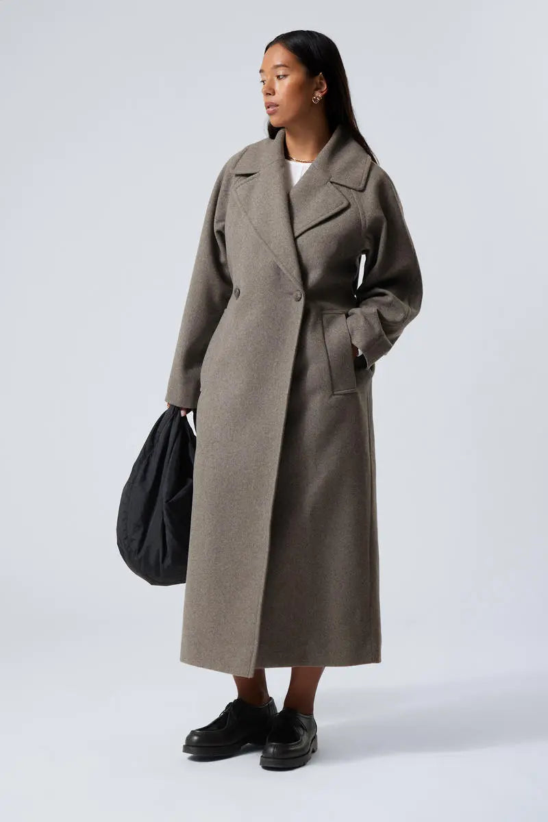 Emilia | Langer Wollmantel im Oversize-Stil