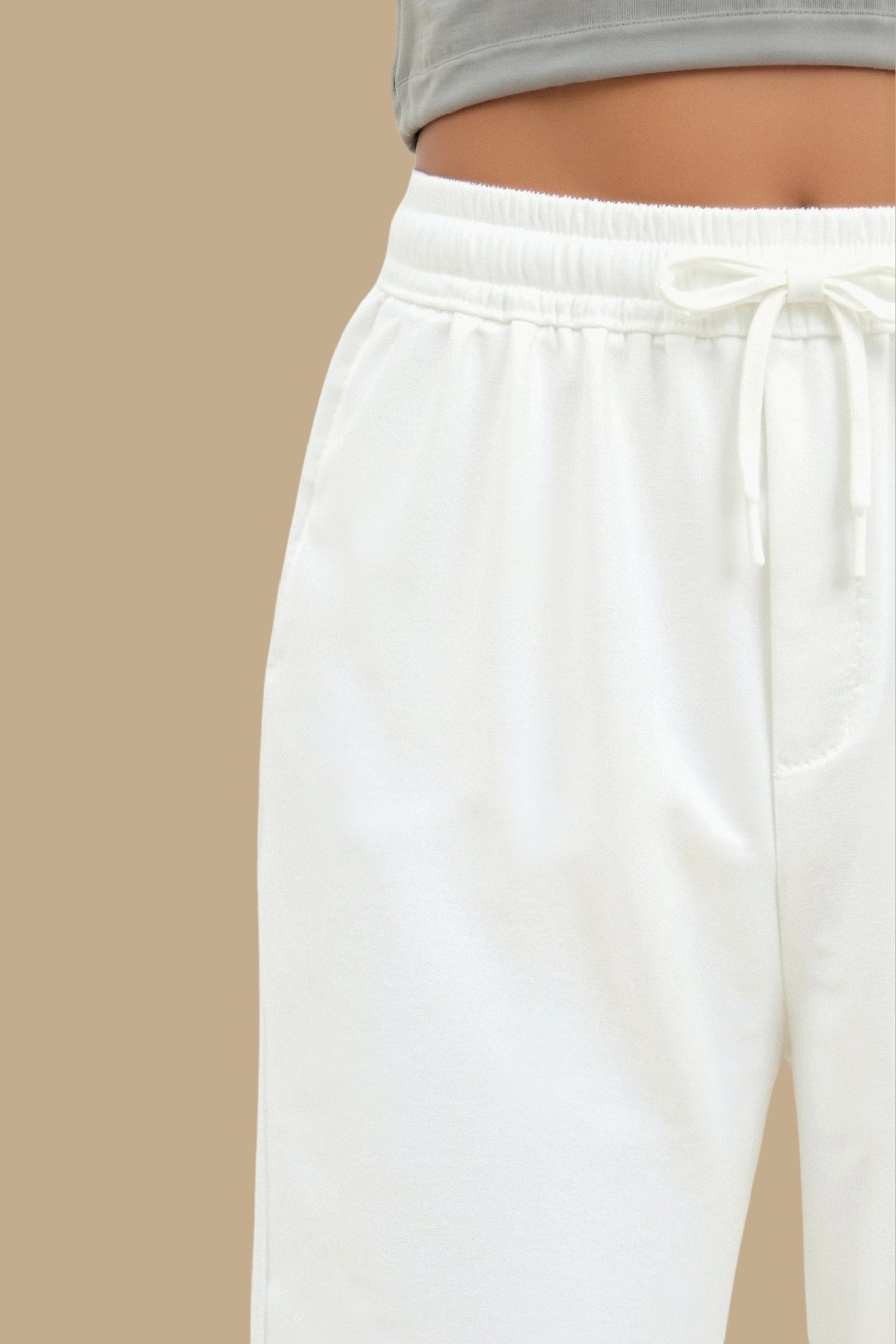 Komfortable Wide-Leg Jogginghose mit Kordelzug und lässigem Schnitt