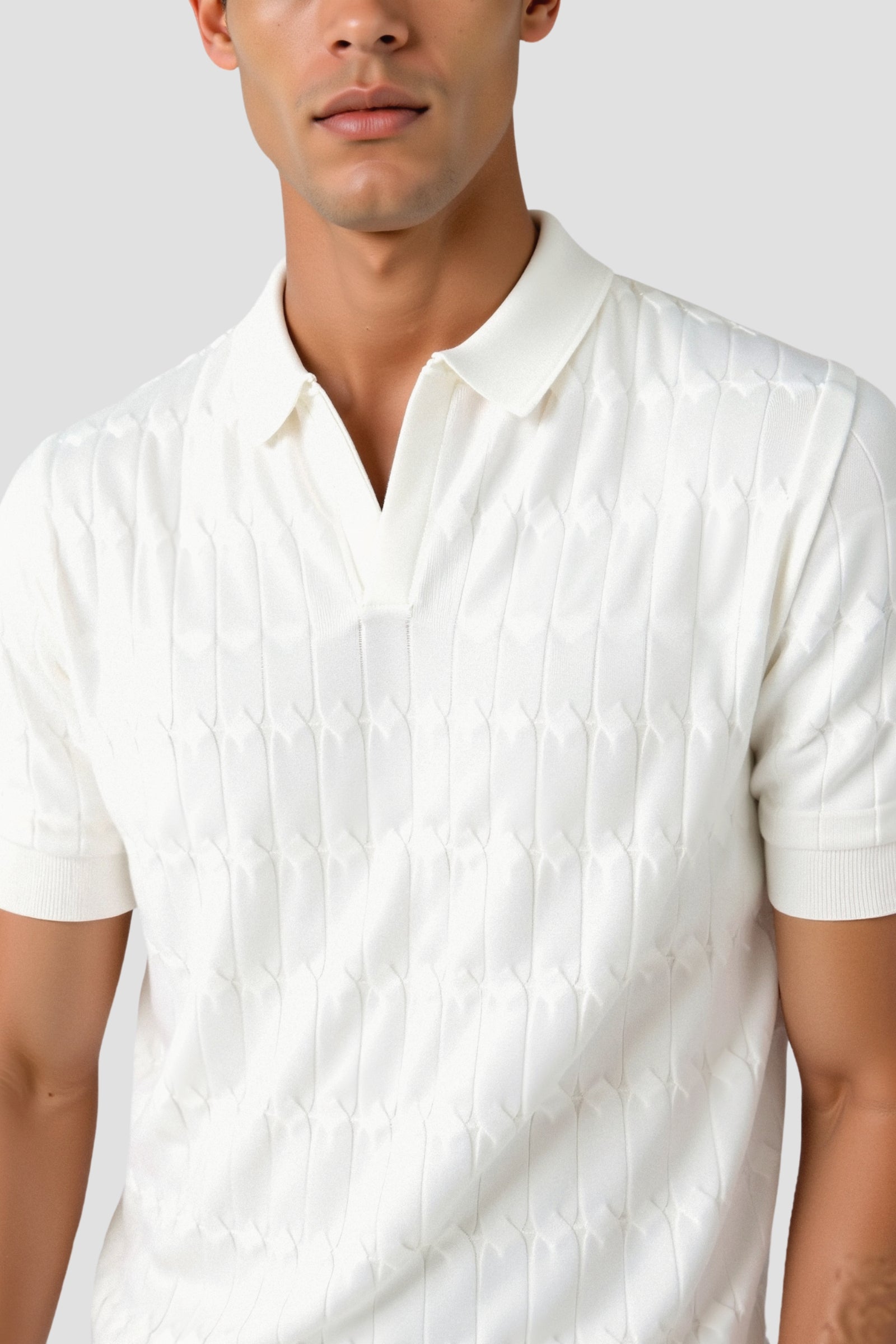 Herren-Polohemd in Weiß – Klassisch und Elegant