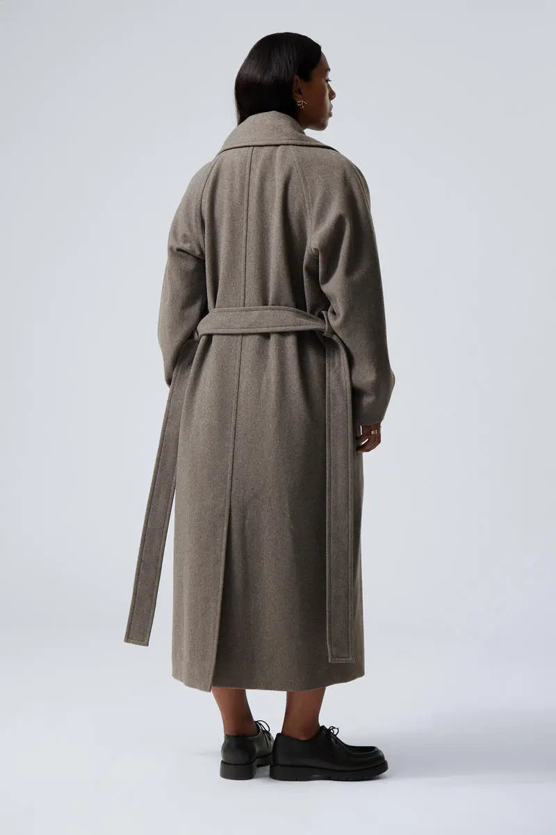 Emilia | Langer Wollmantel im Oversize-Stil