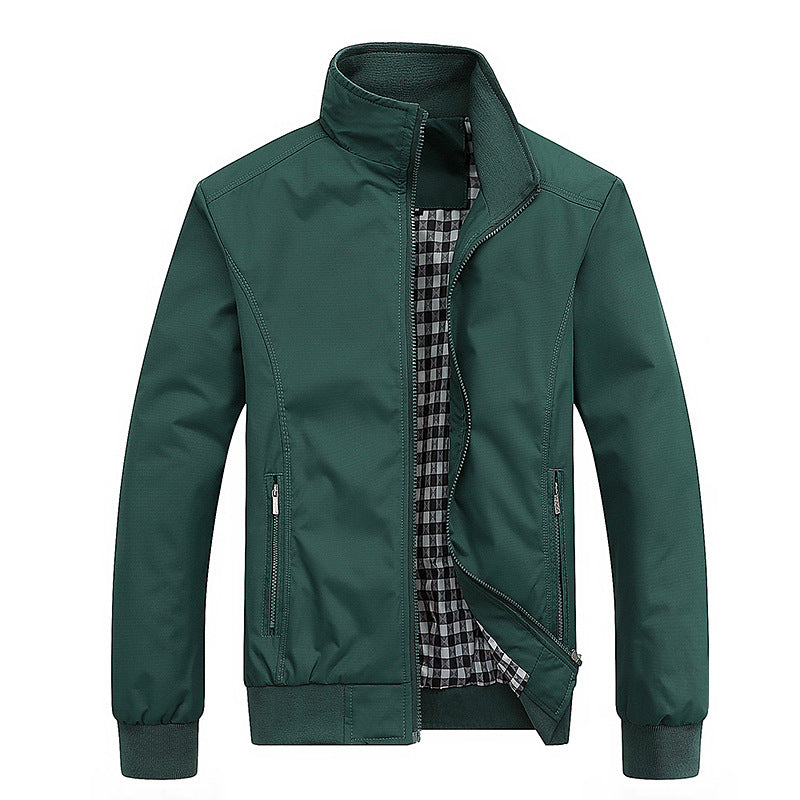 Leichte Übergangsjacke mit Stehkragen – Stilvolle Freizeitjacke für Alltag & Outdoor