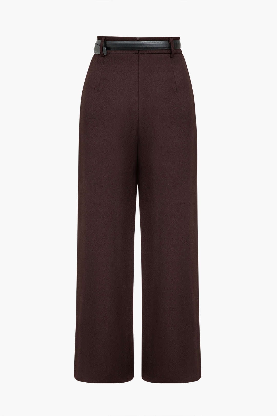 Elena | Elegante High-Waist Hose mit Wickeldetail