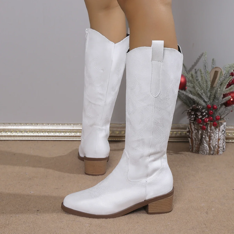 Kesha | Cowboy-Boots aus Denim