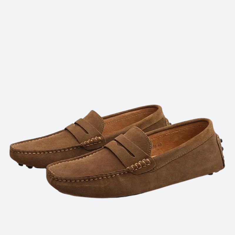 Stilvolle Loafers aus italienischem Wildleder - Eagle