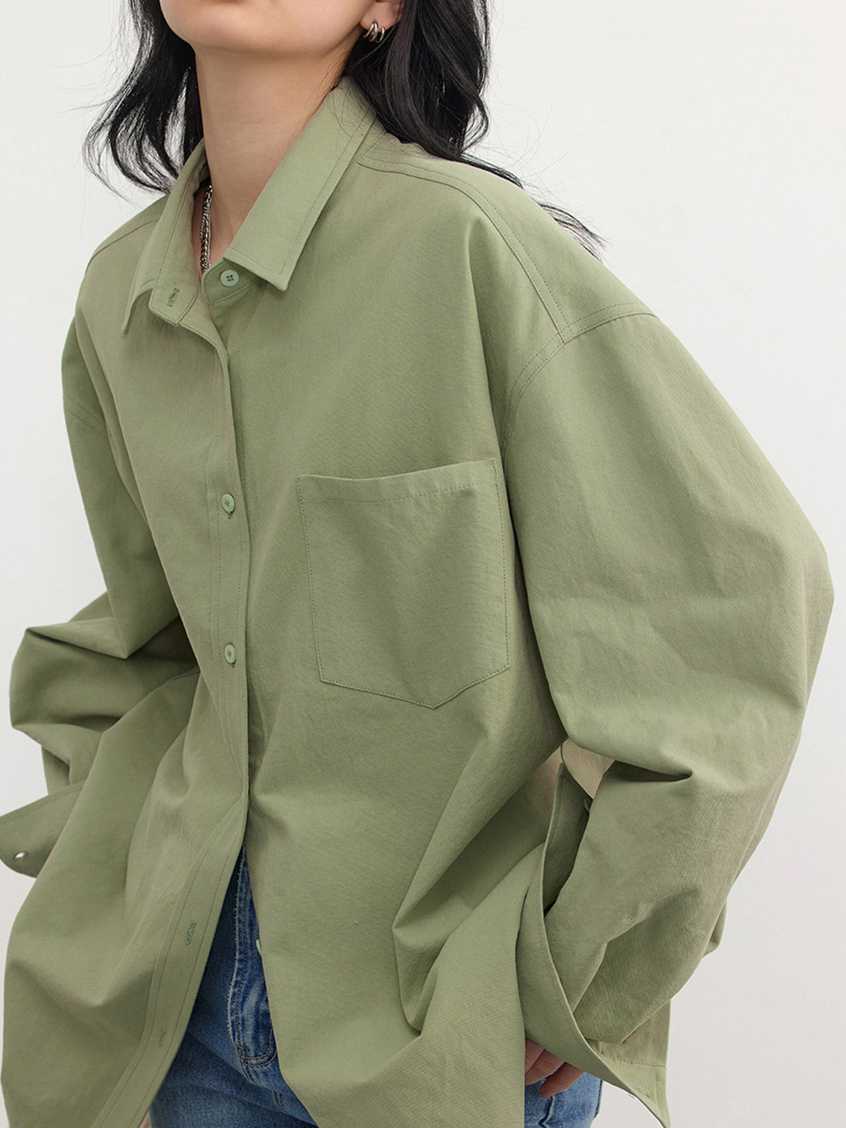 Oversized Damen Bluse in Altrosa – Locker, Elegant & Vielseitig