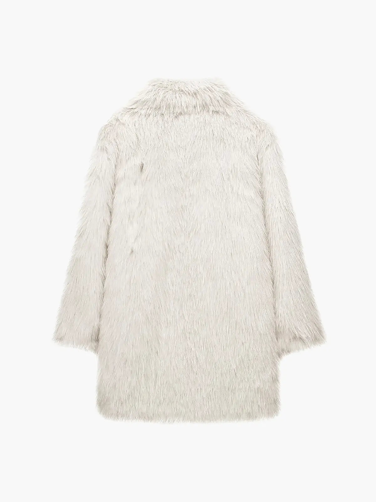 Macy | Weicher Kunstpelz-Mantel im Oversize-Look
