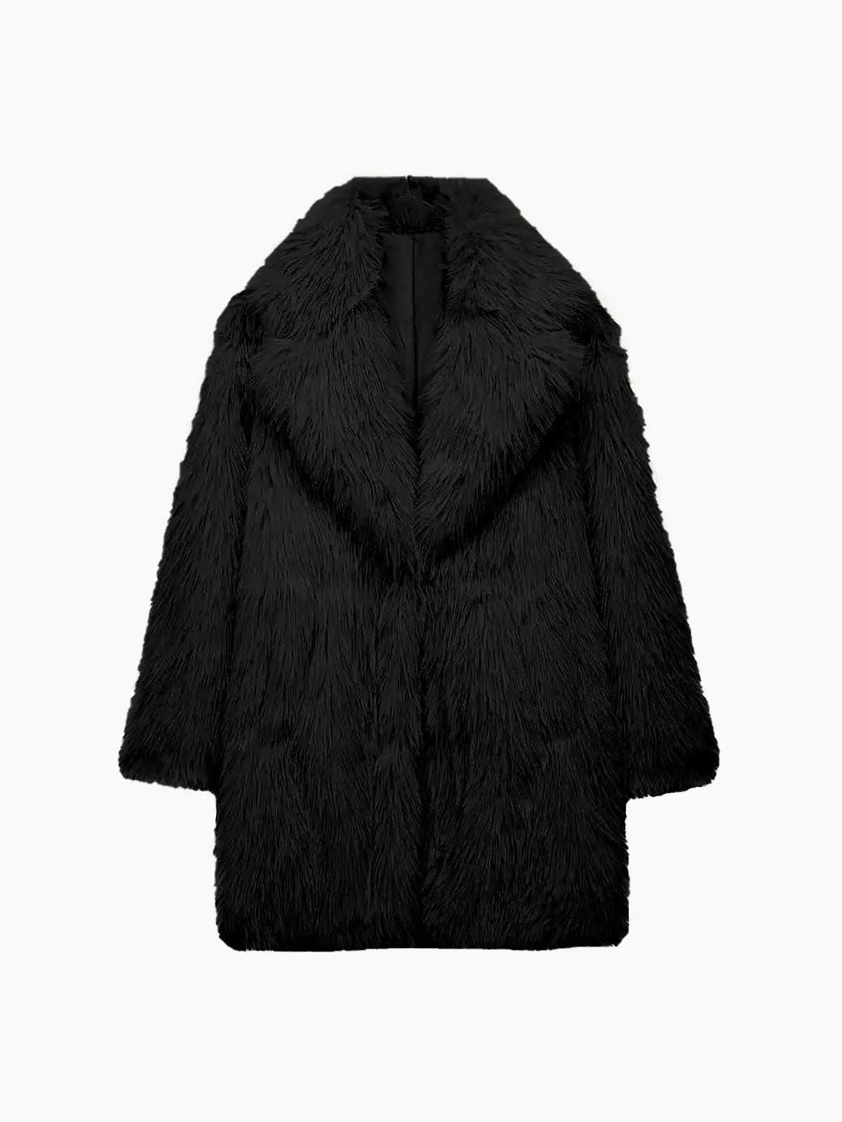 Macy | Weicher Kunstpelz-Mantel im Oversize-Look