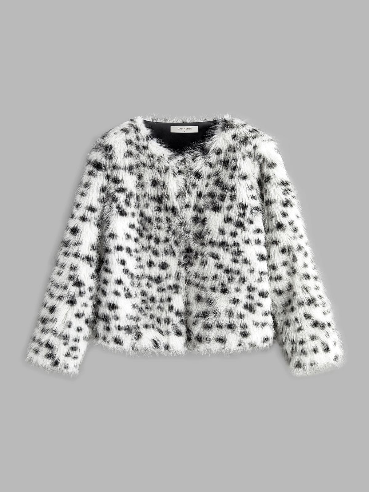 Stylische Kunstfelljacke mit Leopardenmuster – Trendig & Kuschelig