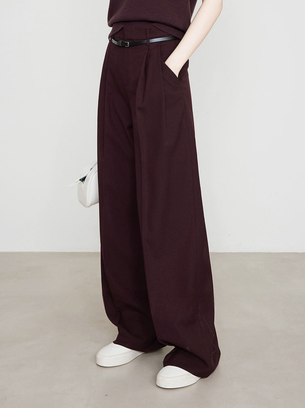Verena | Bordeaux Chino Elegant Und Bequem