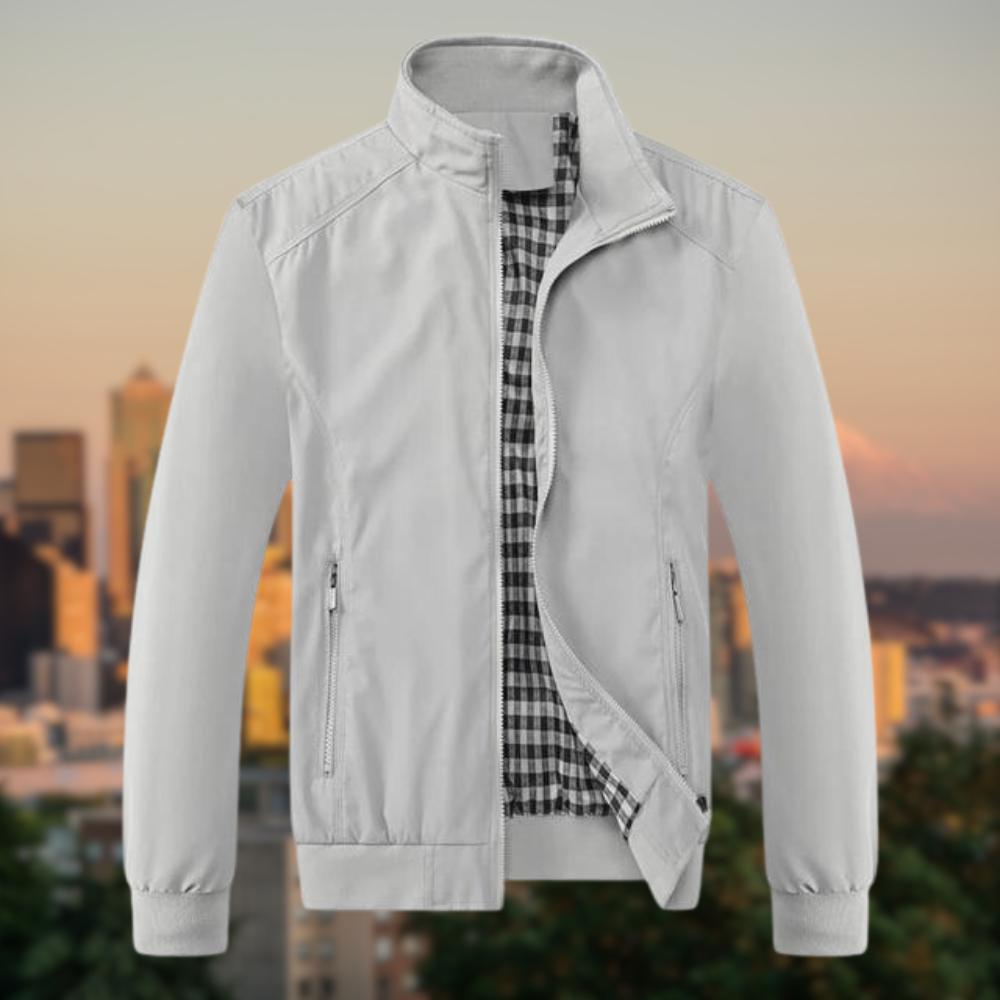 Leichte Übergangsjacke mit Stehkragen – Stilvolle Freizeitjacke für Alltag & Outdoor