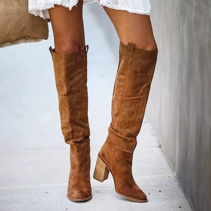 Julia | Trendige Damen-Stiefel mit Blockabsatz