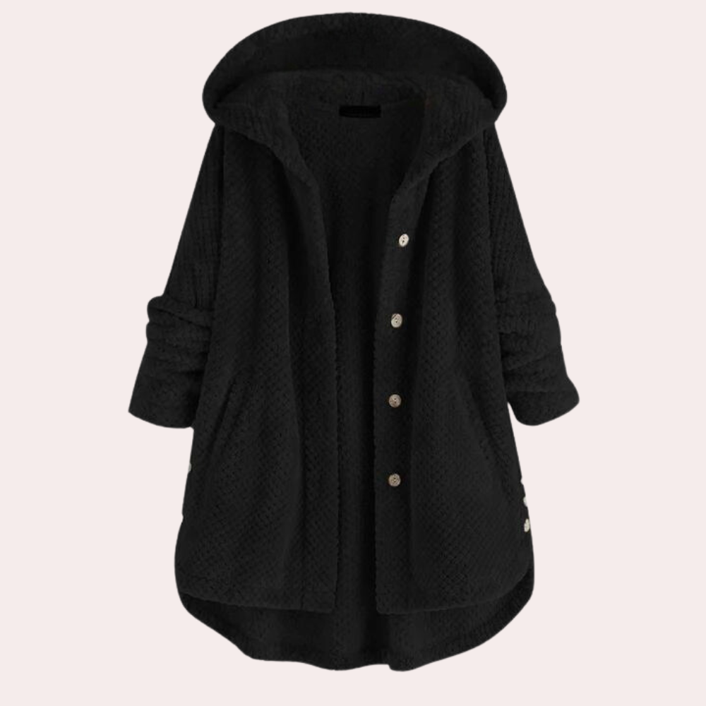Schicke Damenjacke mit trendiger Kapuze