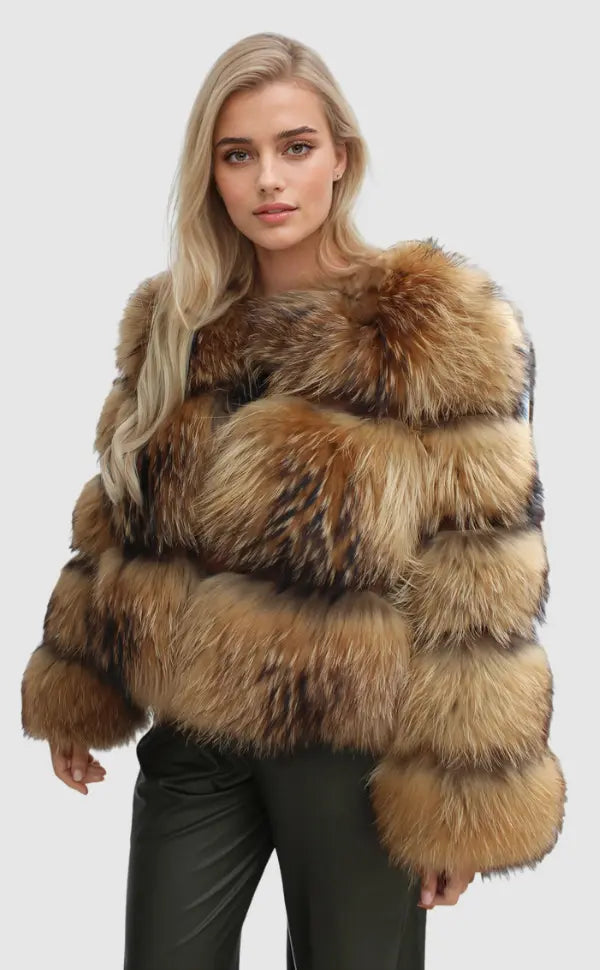 Dacy | Stilvoller Kunstfell-Jacke