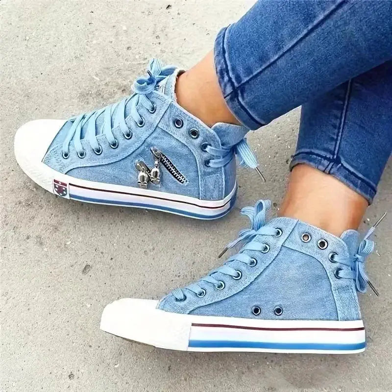 Gabriella | Trendige Schuhe im Denim-Look