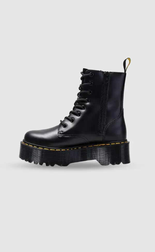 Ella | Elegante Plateaustiefel aus Leder – Stilvolle Schuhe mit Komfort
