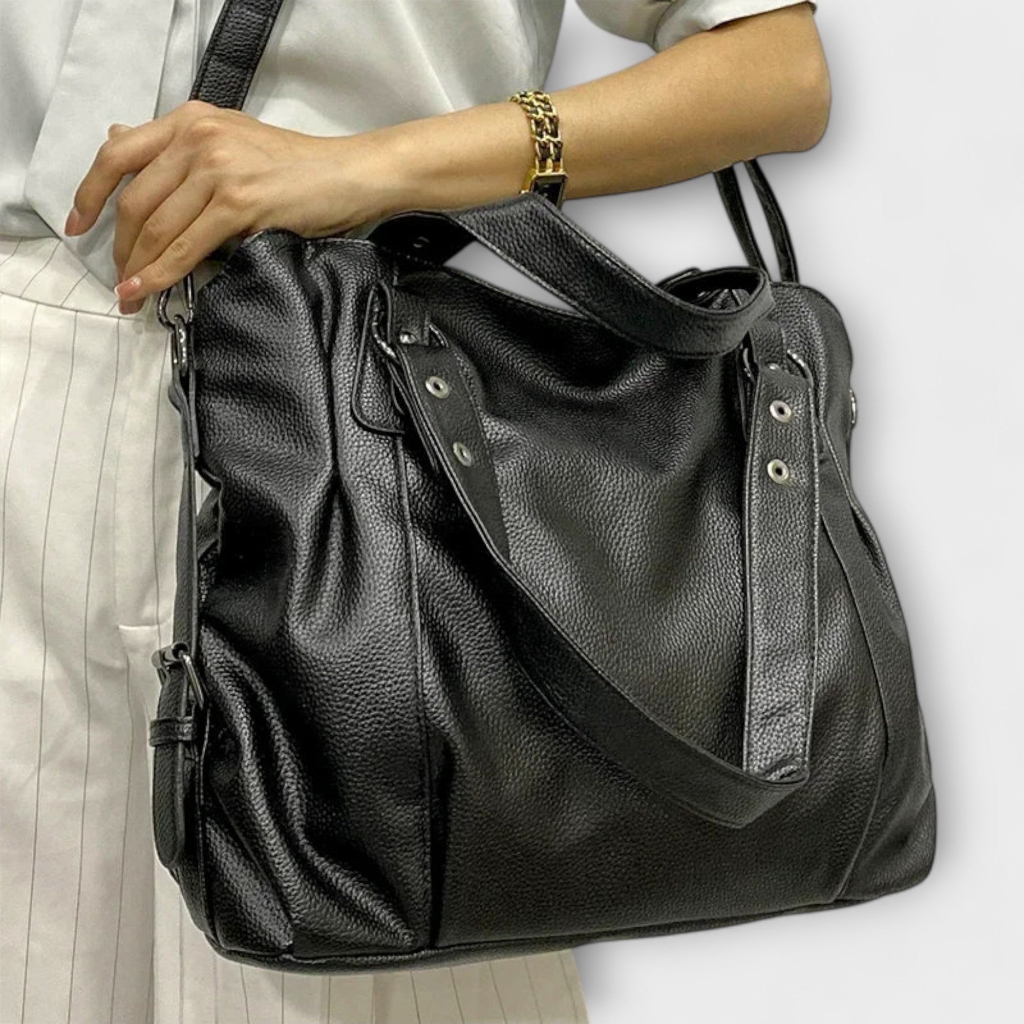 Lora. - Elegante Hobo-Schultertasche