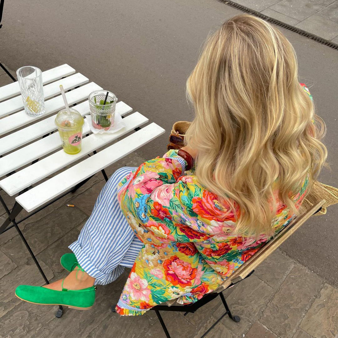 Maya - Eleganter und funkelnder Frühlingsmantel für Damen