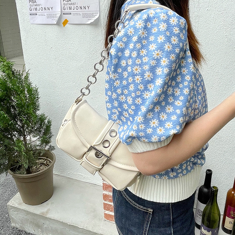 Retro Damen Kette Kleine Schultertasche
