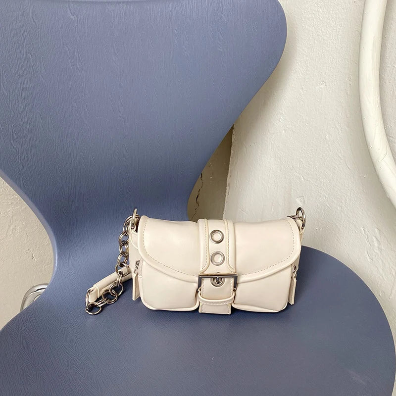 Retro Damen Kette Kleine Schultertasche