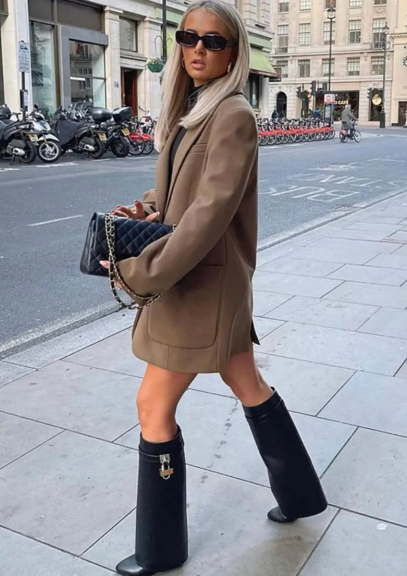 Sophie | Hochwertige Hilary-Stiefel aus Veganes Leder – Eleganz und Qualität