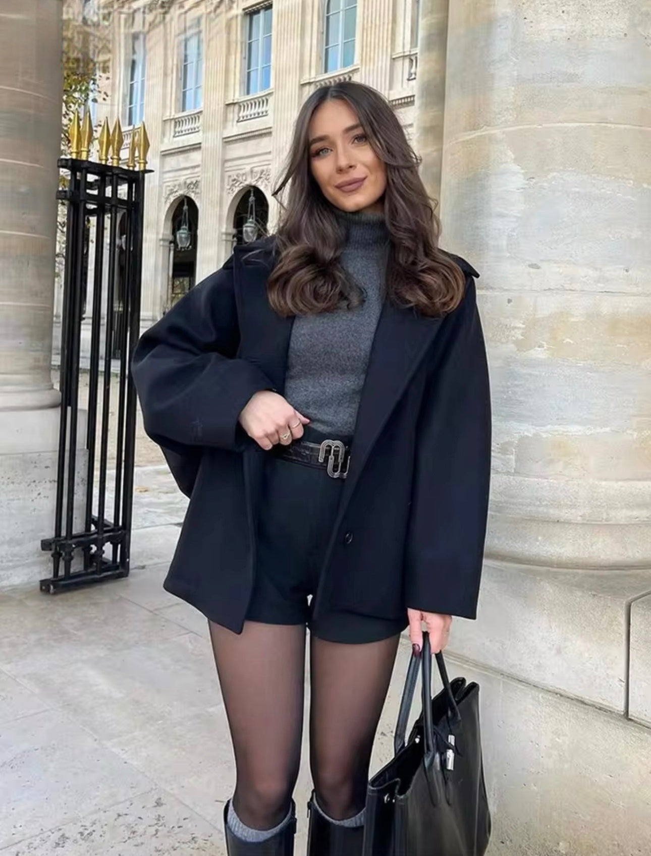 Amélie™ - Wollmantel in Übergröße