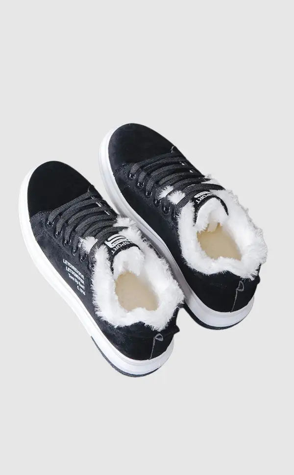 Jovie | Klobiger Sohle Fleecegefütterte Sneakers