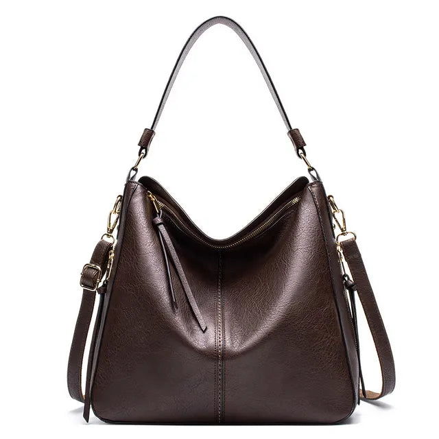 Jacky - Elegante und geräumige Sommer-Tasche aus Leder für Frauen