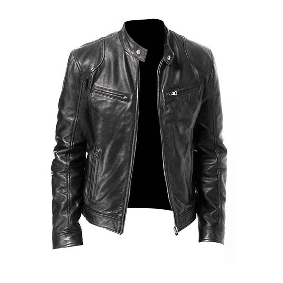 Stylische Lederjacke für Männer - MIKEL Kollektion