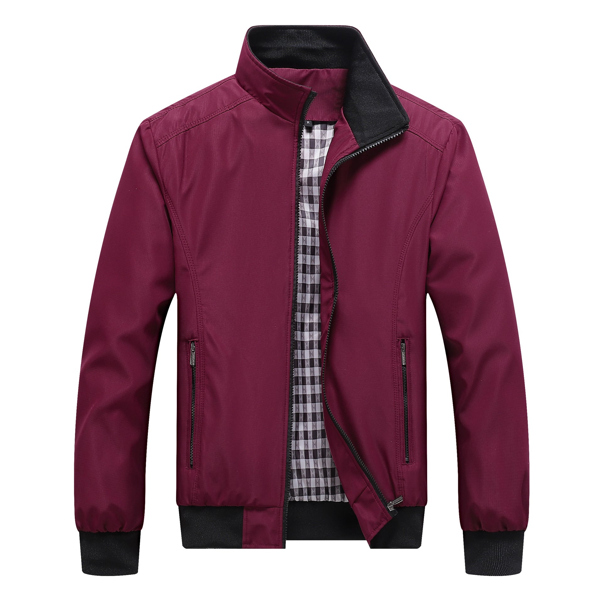 Leichte Übergangsjacke mit Stehkragen – Stilvolle Freizeitjacke für Alltag & Outdoor