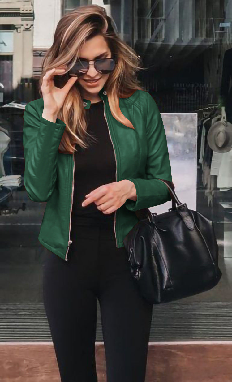 Moderne Damen Bikerjacke mit urbanem Chic und zeitlosem Design