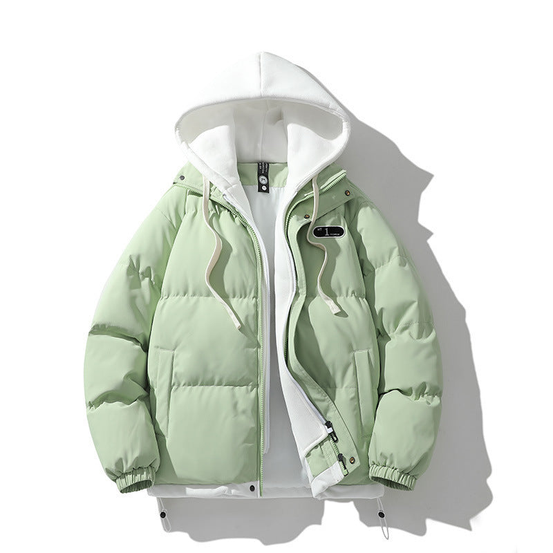 Herren Winterjacke mit Doppelkapuze – Warm & Stilvoll